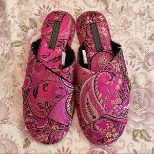 Banana Republic brocade indoor sliders slippers